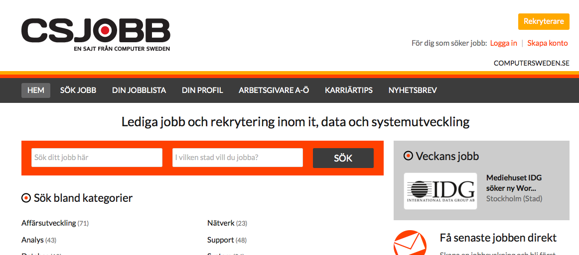 UPPGRADERINGAR För att ge din platsannons på CSJobb.se extra synlighet och även exponera din platsannons för de som inte aktivt söker jobb så rekommenderar vi någon av nedan uppgraderingar.