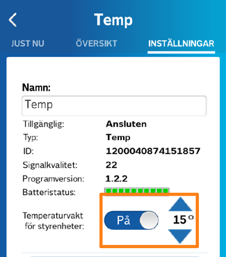 Säkerhetsfunktioner i systemet Om din styrenhet tappar kontakten med det centrala systemet Om din styrenhet av någon anledning tappar kontakten med det centrala systemet (på grund av avgrävd kabel,