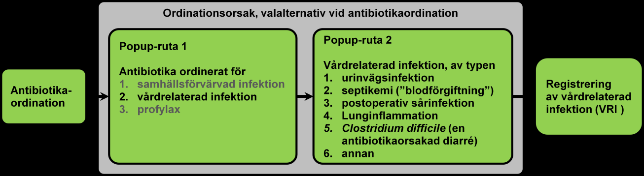 8(70) Observera att bilden illustrerar en del av journalsystemet och inte en funktionalitet i.