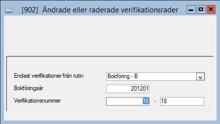 Inställningen ligger under Programinställningar/Redovisning Kontrollera verifikationsstatus vid inloggning.