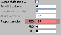 Rapportkontoplaner Allmänt Rapportkontoplanen styr utseendet och bestämmer innehållet på de flesta av de rapporter som skrivs ut i redovisningen och i internredovisningen.