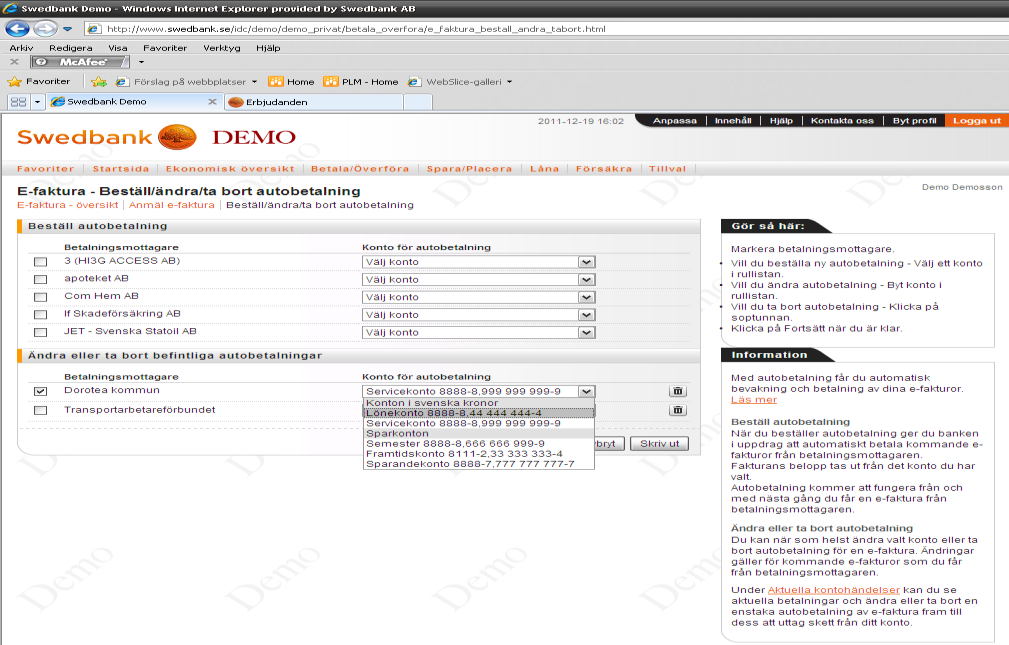 Swedbank Kundupplevelse av elektronisk faktura - PDF Free Download