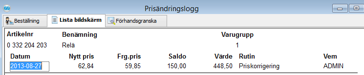 I rutinen Systeminställningar anges vilken kundgrupp som ska gälla för order som avser trepartshandel. Detta eftersom speciella intäktskonton bör användas då de ska särredovisas i momsrapporten.