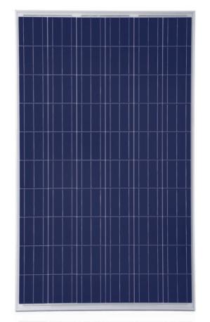 Solcellsmodul - standard Kinesisk standardmodul 60 multikristallina kiselceller 230-260 W toppeffekt Vmp = 30 V 14-16