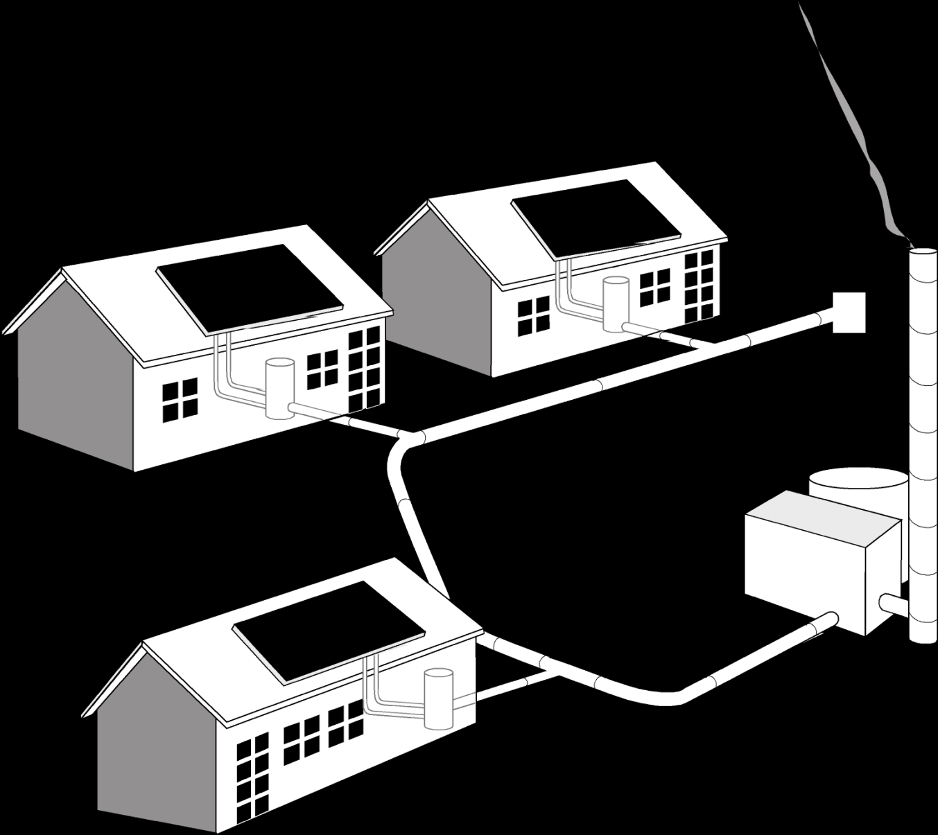 CENTRALVÄRME MED INDIVIDUELLA