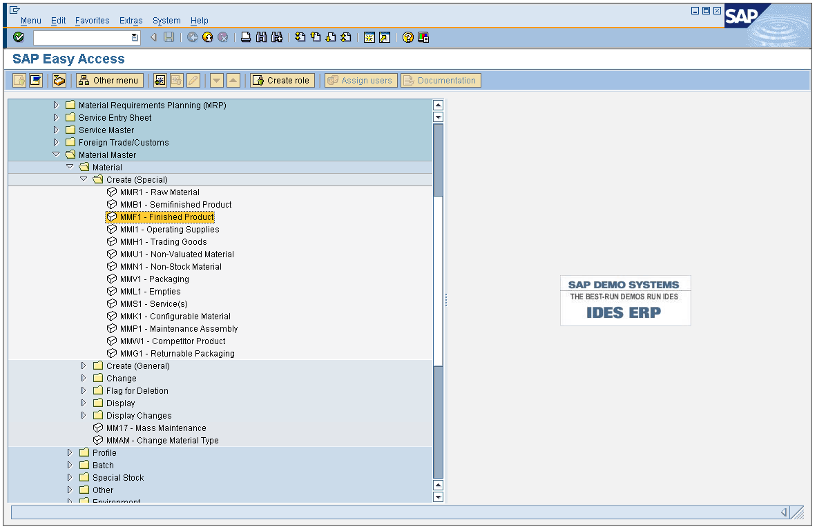 Företag Studenterna har möjlighet att ta del av SAP s demo system som är fullt av data.