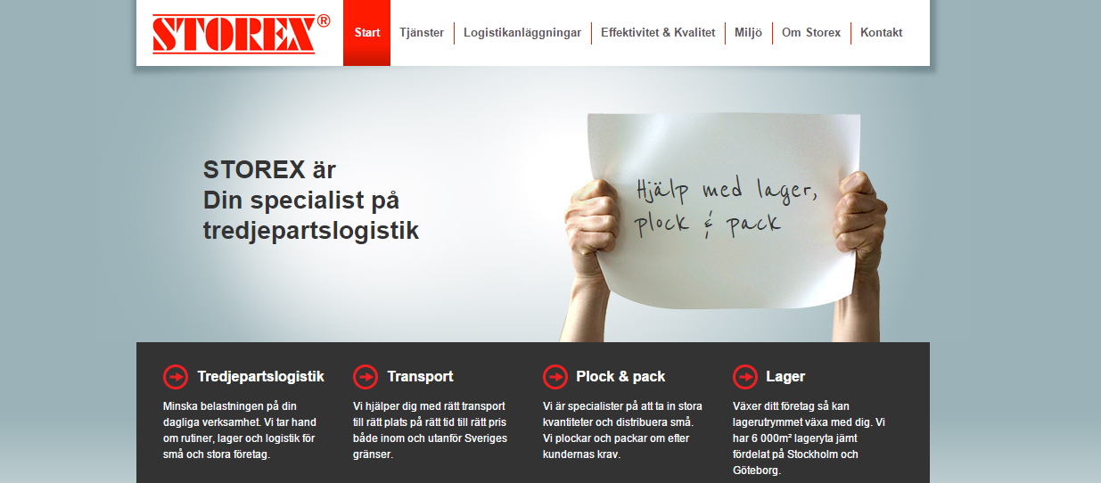 Bolagets affärsidé är att ge kunderna positiva flöden genom effektivitet och struktur i både lagerhantering och transportadministration.