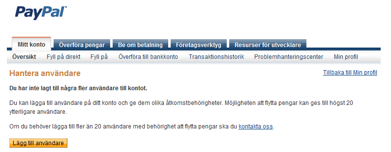 ÖPPNA PAYPAL FÖRETAGSKONTO Steg 1.