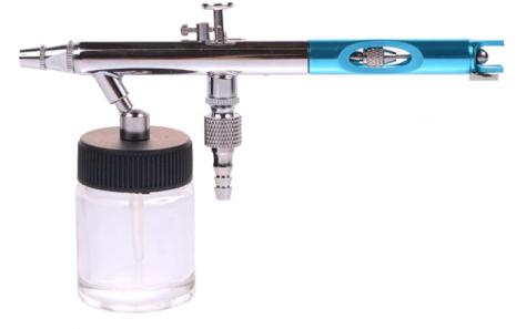 Airbrushmakeup grundkurs fortsättning. Grundläggande teoretiska kunskaper om airbrush och dess historia.