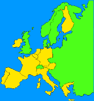 Från mark till euro Finland och elva andra medlemsländer i Europeiska unionen bildar ett euroområde, där den gemensamma myntenheten euro tas i bruk den 1 januari 2002 också som kontant valuta.