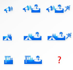 14.) Du har tre askar framför dig: ask A, ask B och ask C. Två av askarna innehåller varsin blå boll. En ask innehåller en diamant. Du får välja en av askarna och väljer ask A.