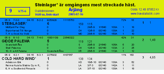 27 Travstatistik I dialogen för utskrift av banprogram kan du även skriva ut en rapport med samtliga kommentarer som har skapats för tävlingen.