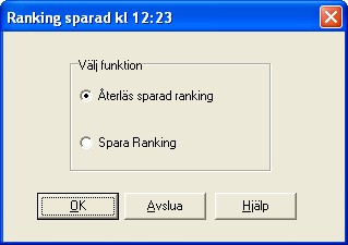Program 4.5.7 54 Hämta Odds Odds, platsodds och streck laddas från ATG:s sidor på Internet när du klickar på ikonen. Denna funktion tar enbart odds för de lopp som finns i bilden.