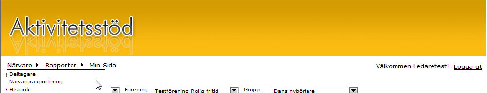 1.3 Användare - Låst lösenord När en användare försökt logga in med ett felaktigt lösenord ett antal gånger i följd kommer Aktivitetsstöd att låsa inloggningen/användarkontot. 1.