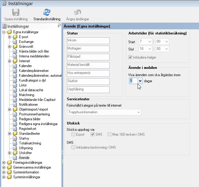 Nyhetsbrev - Vitec Capifast CRM 6.