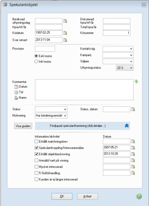 Nyhetsbrev - Vitec Capifast CRM 6.