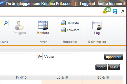 11.2.5.2 ÄNDRA EN GRUPP MED LÄRARE För att ändra en vy (grupp), välj gruppen i Välj vy.