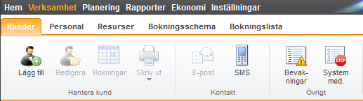 4 ÖVERGRIPANDE PROGRAMFUNKTIONER Många funktioner i astra WEB är grundläggande genom hela programmet och beror antingen på att det körs ifrån en webbläsare, eller att man anser att programmet skall