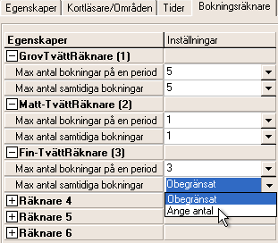 Ett tidschema i en ELS-behörighet bestämmer vilka pass som kan bokas: Bara pass vars starttid ligger inom tidschemats intervall kan bokas. Man kan t.ex.