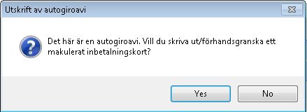 NYTT BETALNINGSSÄTT För att krediterade direktfakturor ska hanteras korrekt i bokföringen finns nu ett eget betalningssätt som används för dessa.