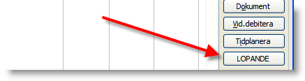 Genväg till Sök i orderregistret för att granska projektets order och orderrader Registrerad tid Genväg till Sök i tidregistret för att granska registrerad tid på projektet.