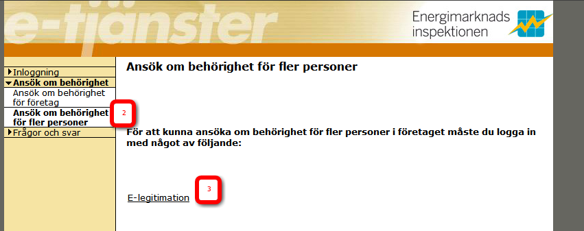 4. Behörighetsansökan fylls i. De personuppgifter och de kontaktuppgifter som här anges ska vara knutna till personen som behörighetsansökan gäller. Välj rollen Rapportör. 5.