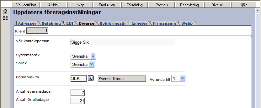 Samma sak gäller för makulering av fakturor som för order och utleveranser. Utleveransernas status backas till Slutförd så att ny faktura kan skapas.