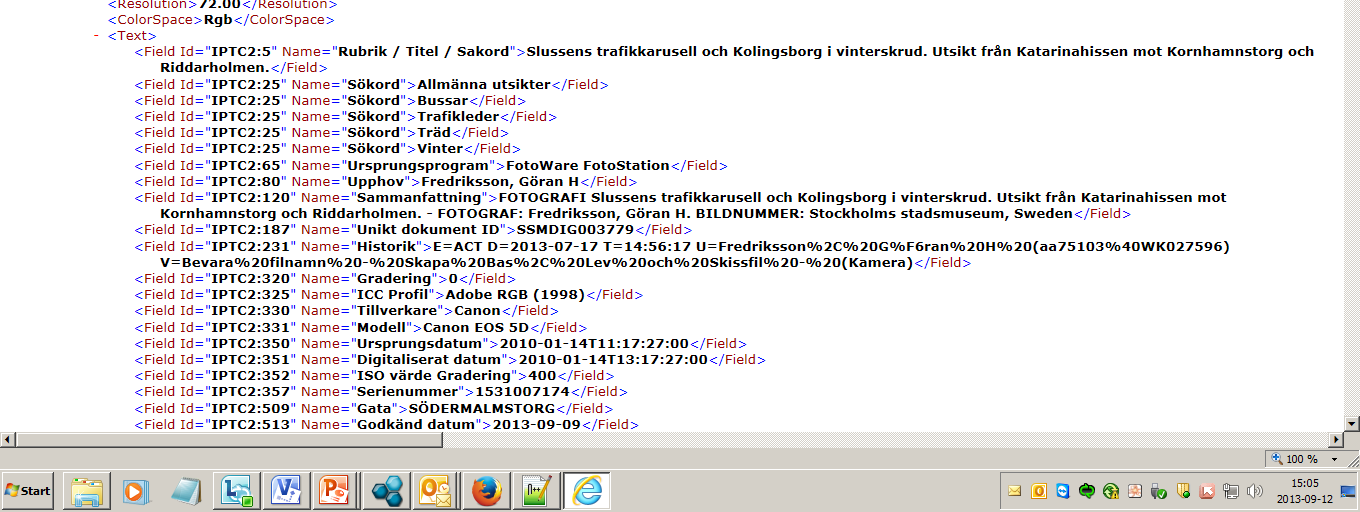 Öpppen Data med Fotoweb Archive Agent Med HTTP-anrop kan man få Fotoweb att lämna ifrån sig både bildmetadata i XML-textform och bildlänkar. Bilder kan t.o.m. skalas på kommando.