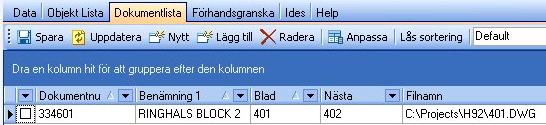 MasterConcept 10 Explorer Data som överförs till SAP R/3 är