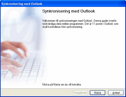 Synkronisera Kontaktregistret med Microsoft Outlook Kontaktregistret kan synkroniseras med kontaktregistret i Microsoft Outlook.