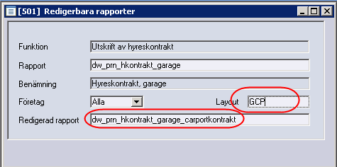 Utskrift e-avier B-print Vid utskrift av avier via B-print finns val att skriva ut även e-avier. Layout på kontraktsslag Det finns möjlighet att ange olika layouter för kontraktsutskrifterna.