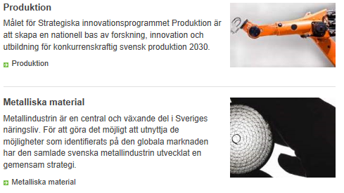 BEVILJADE STRATEGISKA INNOVATIONSPROGRAM