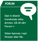 På högersidan finns tre gröna plattor, den översta leder till forumet som beskrivs längre ner i denna text. I mitten finns Klubbshop som leder till företaget Felestads sida för Jaguarklubben.