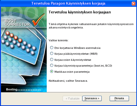 23 Efter att processen är klar stänger du ner guiden och startar om datorn. Markera partitioner som aktiva För att märka en partition i ett Windows 2000+ system som aktiv, gör följande: 1.