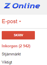 Inställningar Under ditt användarnamn i det övre högra fältet finns ett kugghjul där du kan göra personliga inställningar.