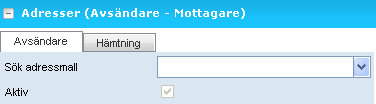 Skapa manuella sändningar i NETHA s När ni klickar på Skapa sändning expanderas menyn och ni får välja den transportör ni vill skicka godset