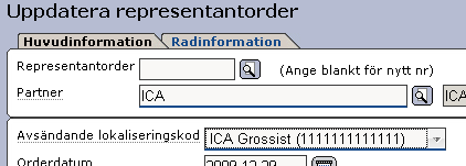 Flera lokaliseringskoder (GLN) mot samma köpare Om ni handlar med en köpare i flera olika flöden t.ex.