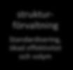 kundhantering (customer relationship management), strukturförvaltning (infrastructure management) och produktinnovation (product innovation).