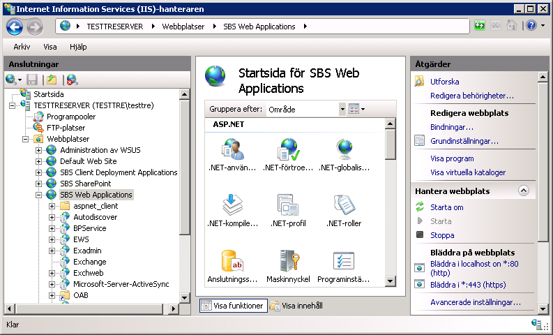 Markera raden med typ http och port 80, och klicka på Redigera (Om det inte finns en rad med både http och 80, klicka istället på Lägg till ): Under värdnamn, ange localhost.