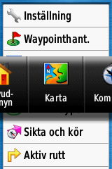 Anpassa enheten Ställa in larmet för djupt vatten eller grunt vatten 1. På huvudmenyn väljer du Inställning > Marint > Inställning för sjövarningar. 2.