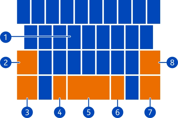 24 Grunderna Skriva text Använda det virtuella tangentbordet Välj ett textinmatningsfält för att öppna det virtuella tangentbordet.