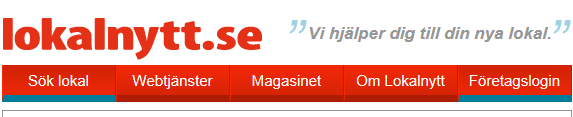 4. Inloggning Inloggning på KundAdmin sker via www.lokalnytt.se, klicka på knappen Företagslogin.