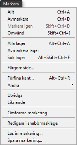 I rutan Ludd står det 0 px (px betyder pixel). Det betyder att markeringen kommer att bli skarp. Ändrar du värdet kommer du att få en toningseffekt på båda sidorna av markeringen.