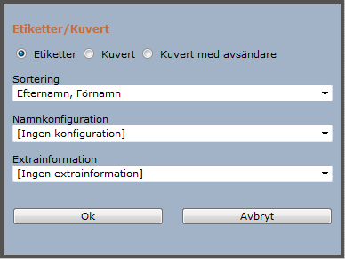 producerar ett PDF-dokument för utskrift