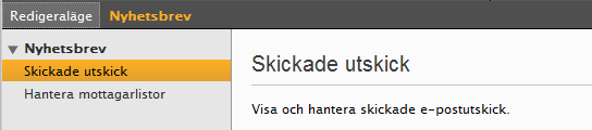 Väljer du att skicka en e-post till dig själv så kan det ta några minuter innan brevet anländer.