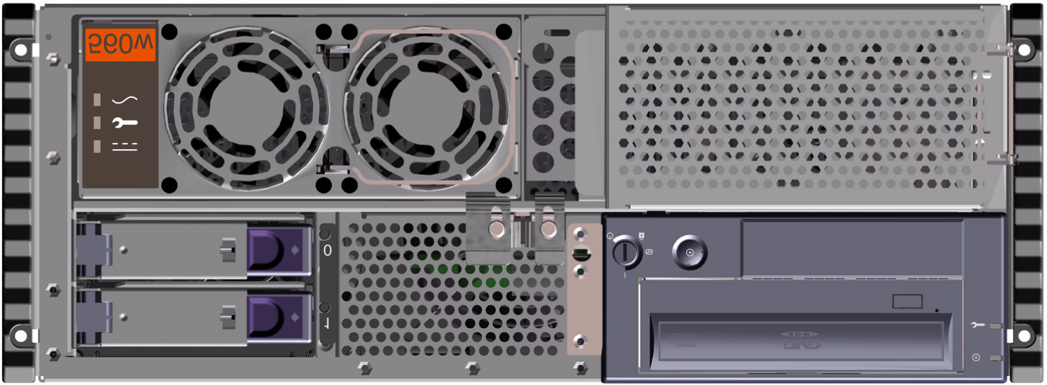 Om interna hårddiskar Sun Fire 280R stöder upp till två FC-AL-hårddiskar som kan sättas i under drift. Enheterna är 3,5 tum breda och 1 tum höga (8,89 cm x 2,54 cm).