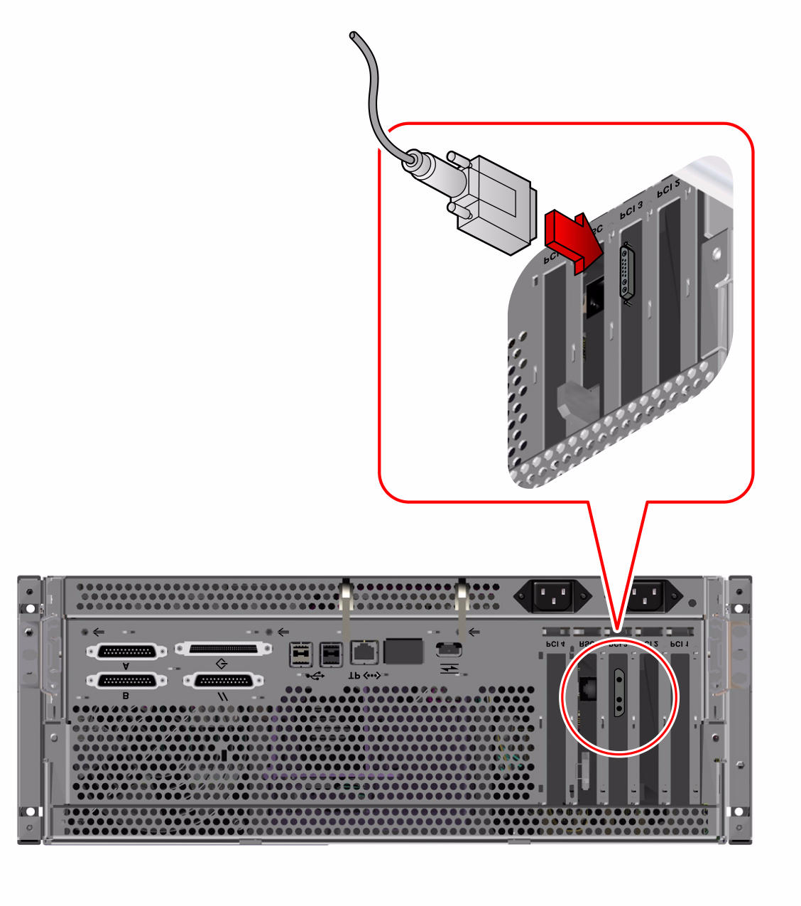 Steg för steg 1. Installera grafikkortet i en lämplig PCI-plats. Obs! Installationen måste göras av en kvalificerad servicerepresentant. Mer information finns i Sun Fire 280R Server Service Manual.