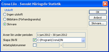 Çrona Lön Handbok III Svenskt Näringsliv Arbetsplatsnummer Du kan välja att bereda enskilda arbetsplatser.