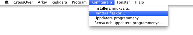 Vi kommer inte att göra installationen från välkommen-menyn. Välkommen till CrossOver!