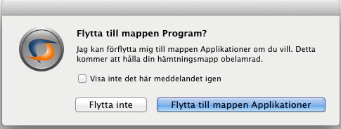 10 Klicka på den nerladdade filen och installera (flytta till
